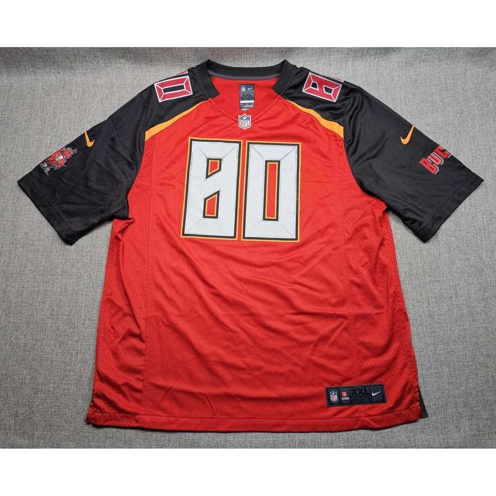 Tampa Bay Buccaneers Jersey Mens 2XL Red NFL Football OJ Howard 80 On Field Nike